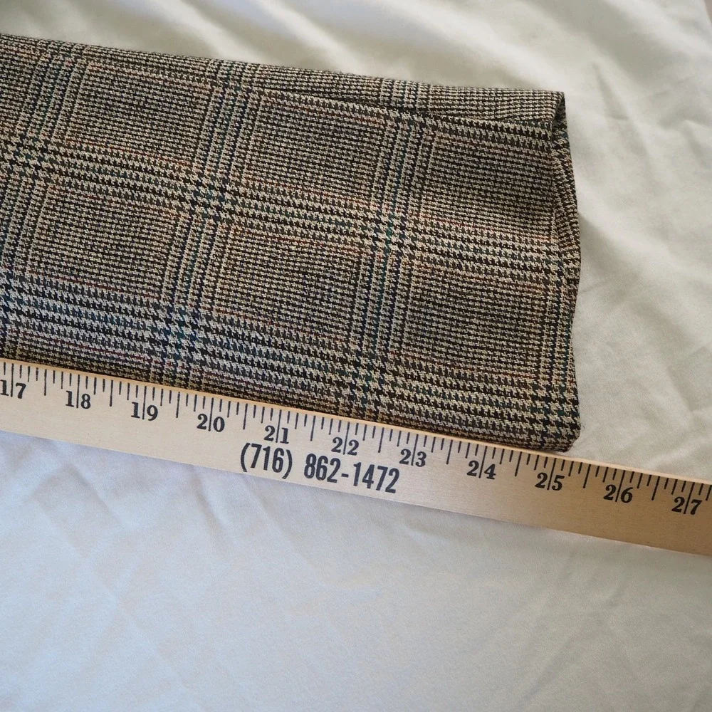 Vintage Polo University Club Ralph Lauren Glen Plaid Sports Coat 42 L* Silk Wool